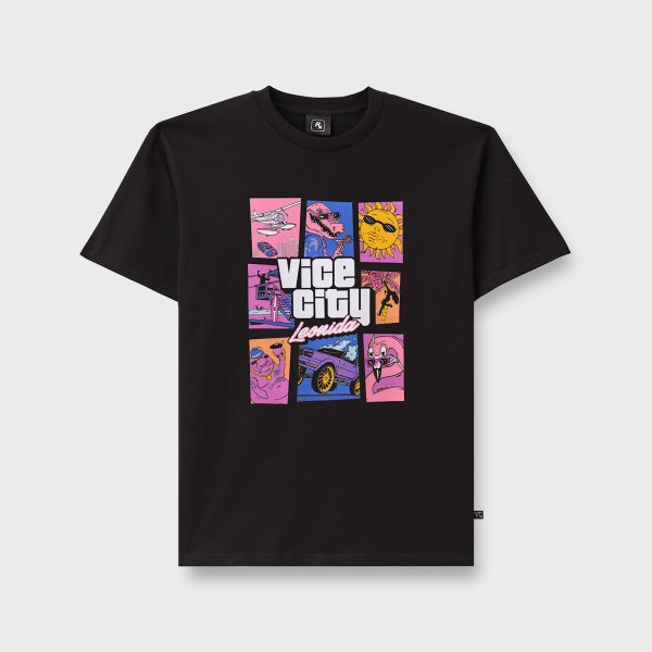 Black GTA 6 Goodtime State Tee front view